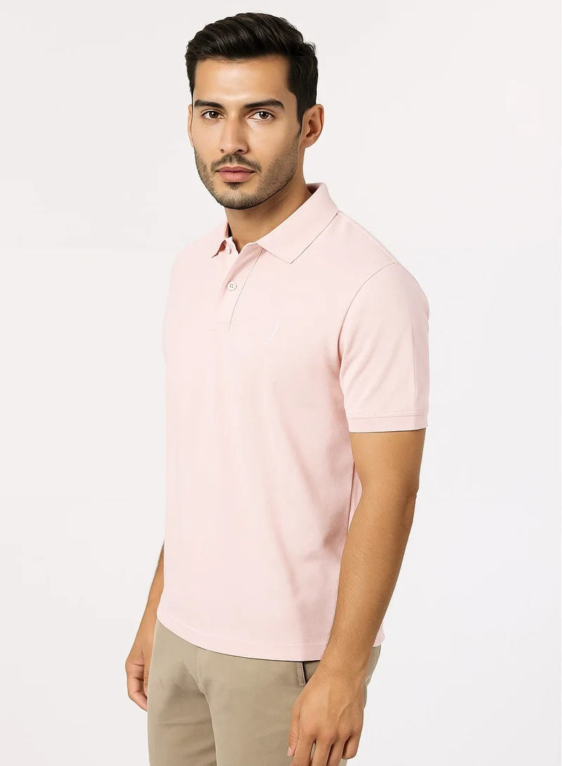 NAUTICA Basic Premium Cotton Logo Polo Shirt